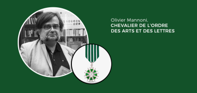 ﻿Olivier Mannoni, Chevalier de l’ordre des Arts et des Lettres